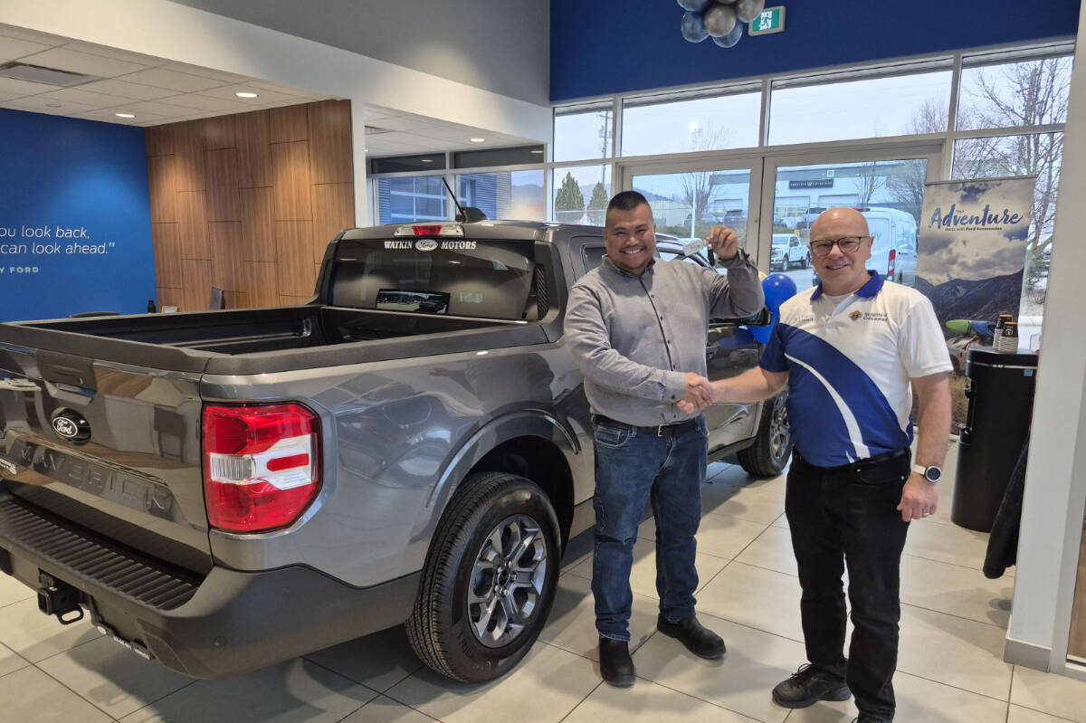 New West grand prize winner picks up new wheels in Vernon | Quesnel Cariboo Observer