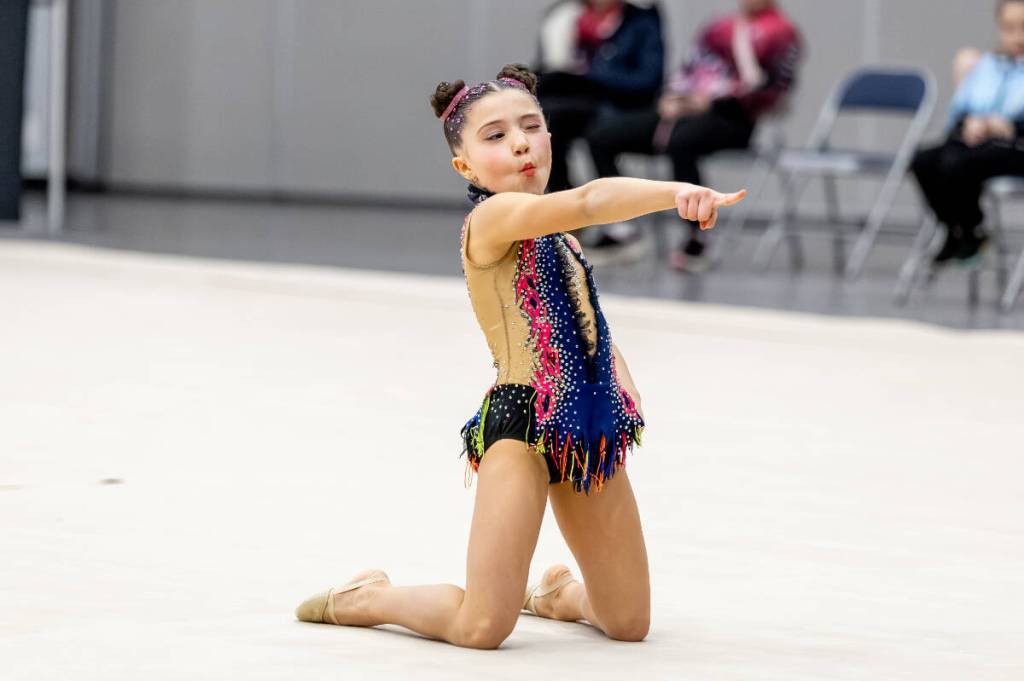 Vernon&rsquo;s RISE Gymnastics Academy recently hosted the annual Queen of Hearts Rhythmic Gymnastics Competition Jan. 23-25 at the Vernon Recreation Complex. The event drew more than 170 gymnasts from 10 clubs around B.C. (Dmitry Serpakov Photo/@graceinlens)